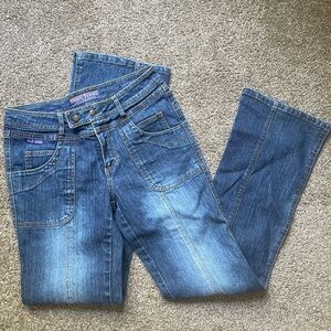 Magic Fit Women's Blue Boot Cut Jeans